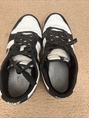 Nike Black and White Low-Top Swoosh Sneaker